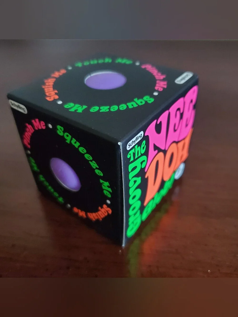 Schylling NEEDOH The Groovy Glob Classic, Squishy, Stress Ball, Purple New